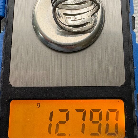 925 Sterling Silpada Modern Maze Sculptured 1" wide Ring Sz 10 - 12.7 grams - Picture 13 of 13